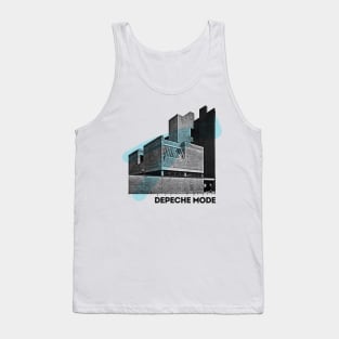 Depeche Mode Industrial Collage Fanart Tribute Tank Top